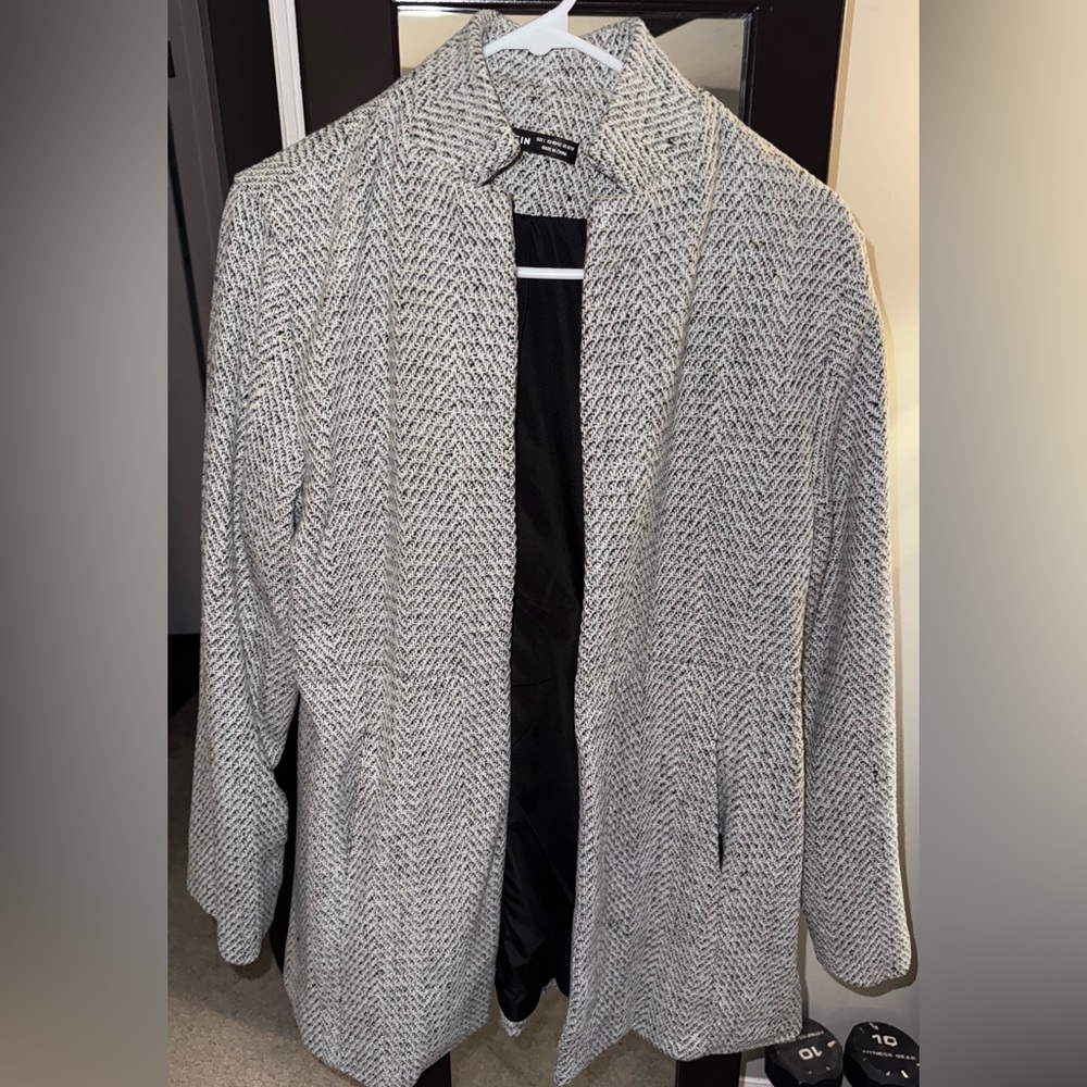 SHEIN grey coat, new without tags